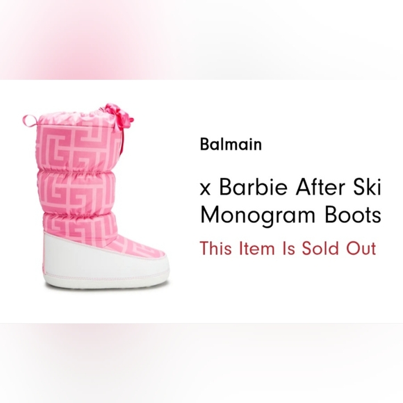 Balmain × Barbie Monogram Boots - Picture 13 of 13